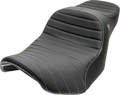 Chariot Seat - Silver Classic Stitch - Silver Logo - FLH/FLT '23.5-'26