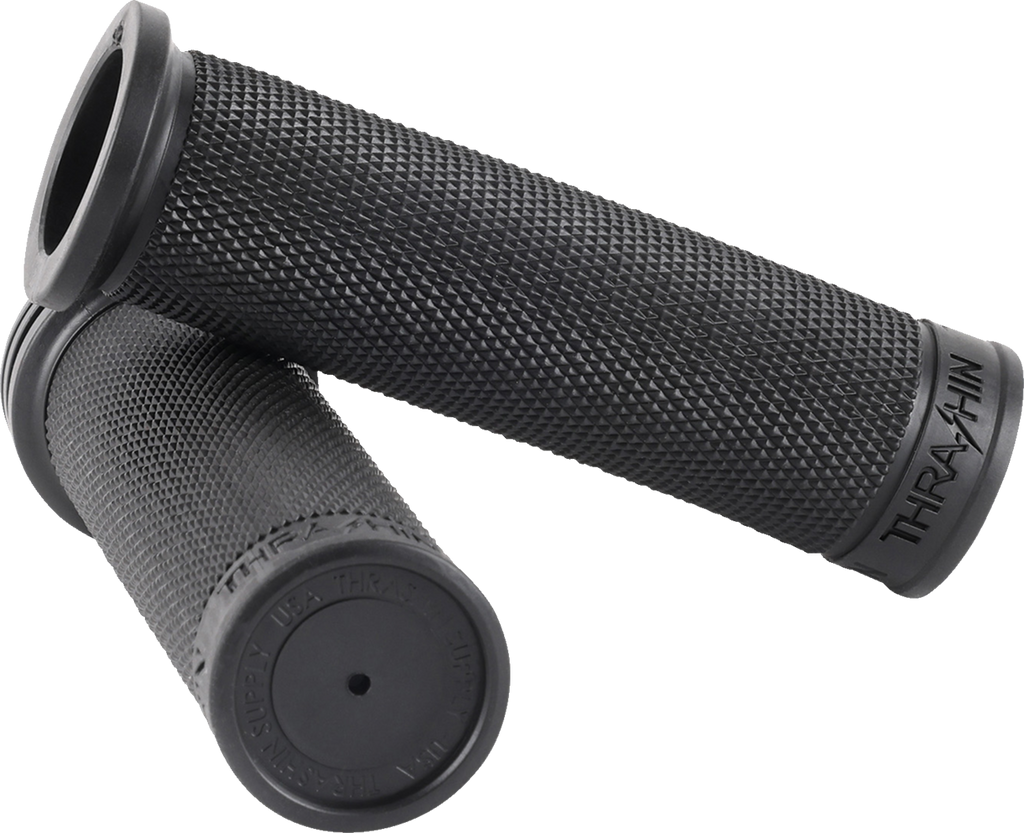 Moto Grips - 1" - Slim - Black