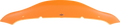 Ice Flare® Windshield - 6-1/2" - Orange Ice - FLHX/FLHLT
