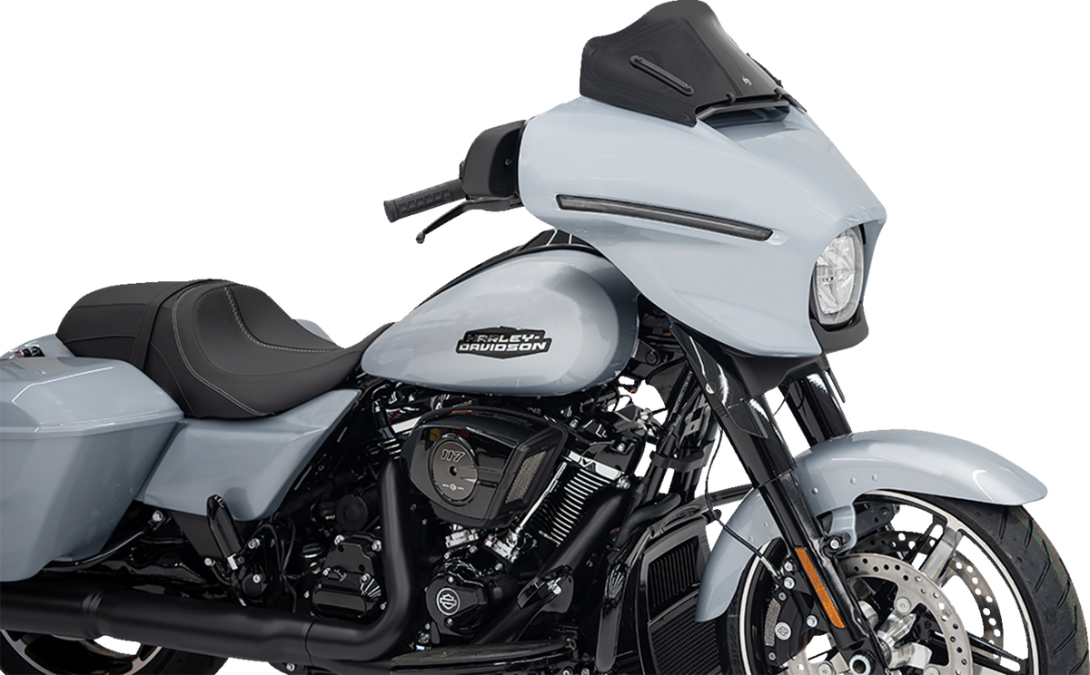 Flare® Windshield - 8" - Black - '23-'26 FLHX/FLHLT
