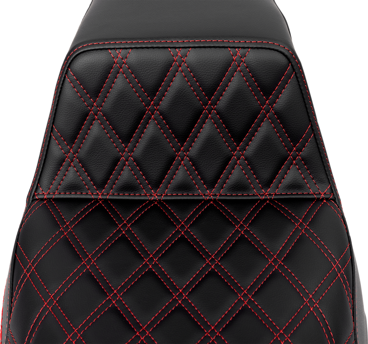 Step-Up Seat - Front Lattice Stitch - Red Stitch - FLH/FLT '08-'23