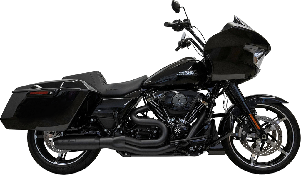 2-into-1 Mid-Length Super Bike Exhaust System - 4" Muffler -