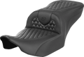 Heated RoadSofa™ Seat - Honeycomb Stitch - w/o Backrest - FLH/FLT '23-'24