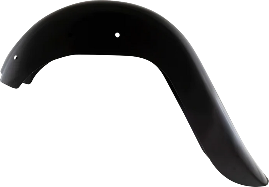 Benchmark Rear Fender - Vicla - Smooth - Black - HD Softail '11-'17