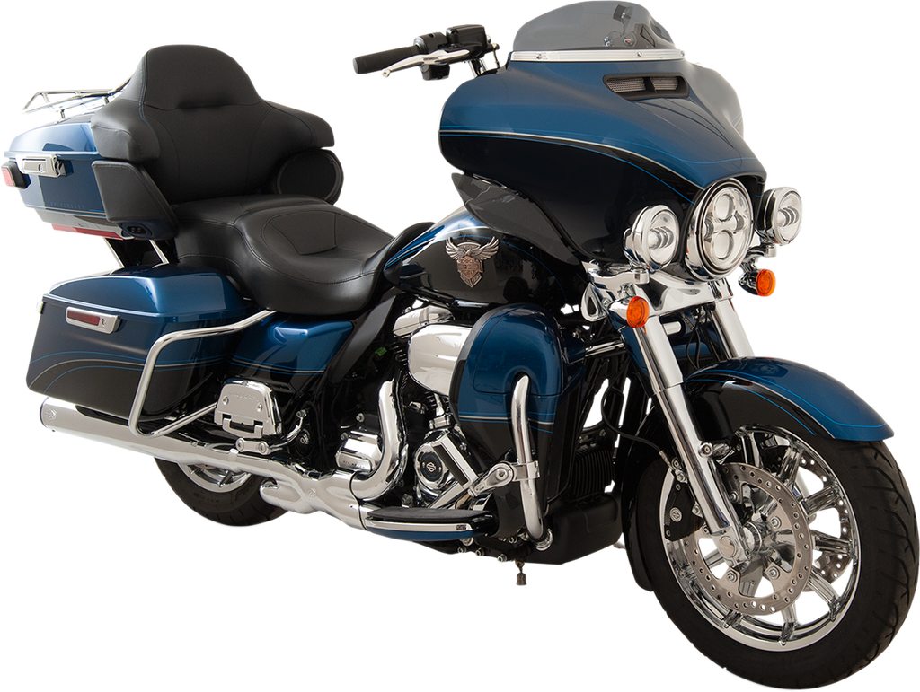 Flare® Windshield - 4" - Dark Smoke - '14-'25 FLH