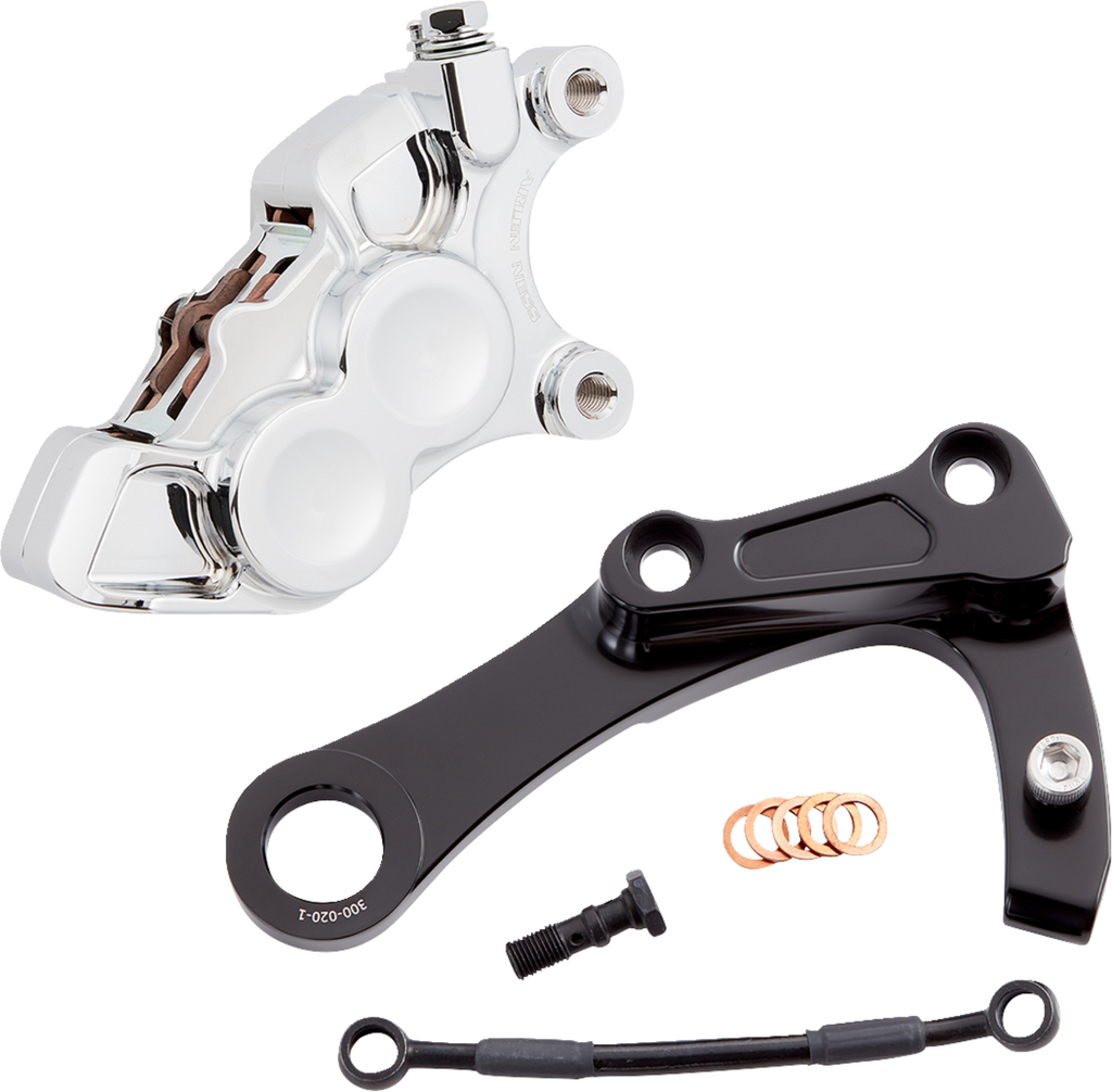 4-Piston Caliper - Rear - Chrome