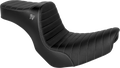 Chariot Seat - Black Classic Stitch - Silver Logo - FLSB '18-'21/FXLR '18-'26
