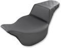 Step-Up Seat - Rear Lattice Stitch - Black - FL '08-'24