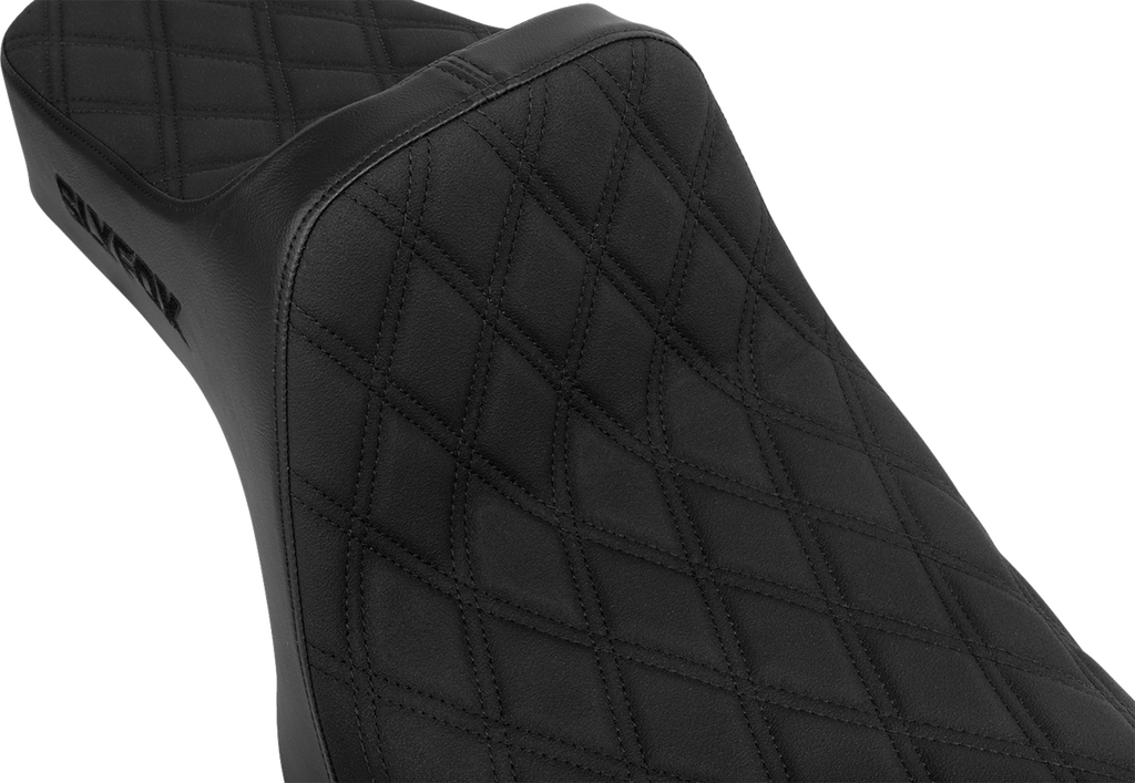 High Noon Seat - Double Diamond - Black Logo - Black Stitch - XL '04-'22