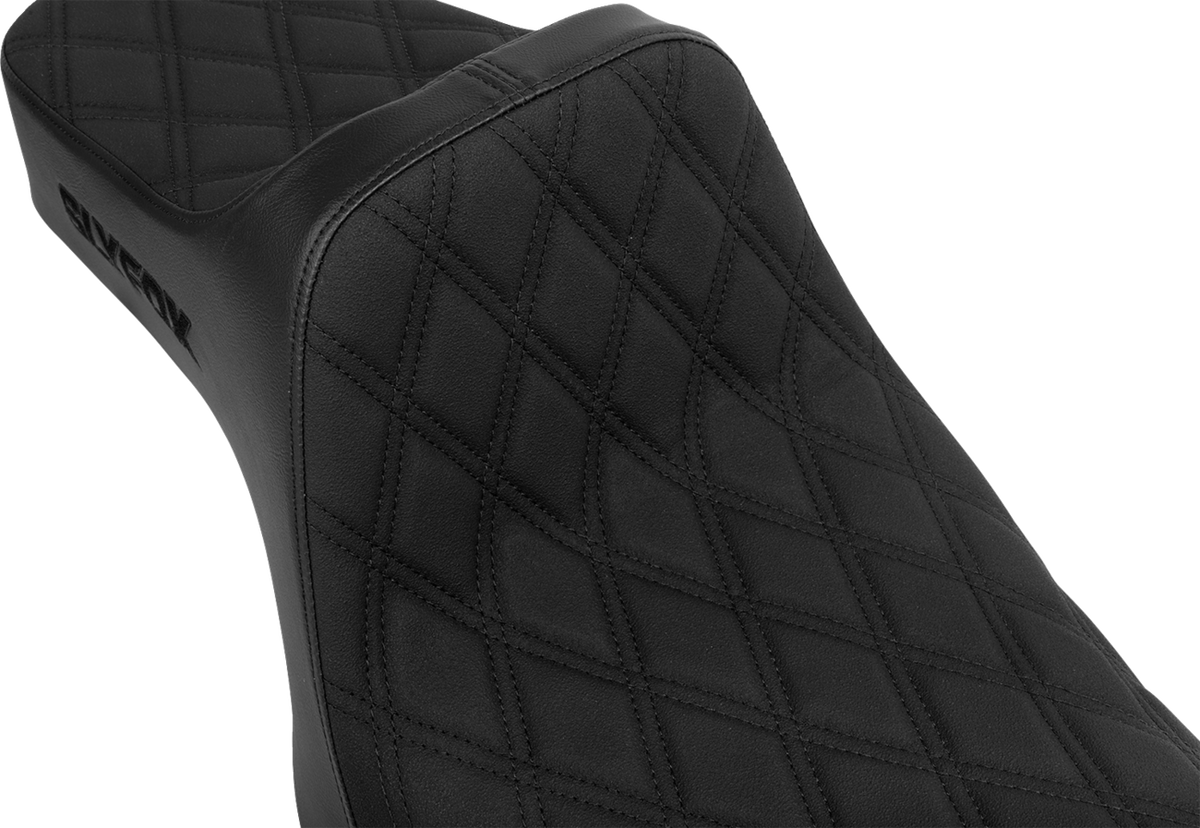 High Noon Seat - Double Diamond - Black Logo - Black Stitch - XL '04-'22