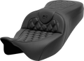 Roadsofa™ Seat - without Backrest - Lattice Stitch - Carbon Fiber - FL '08-'23