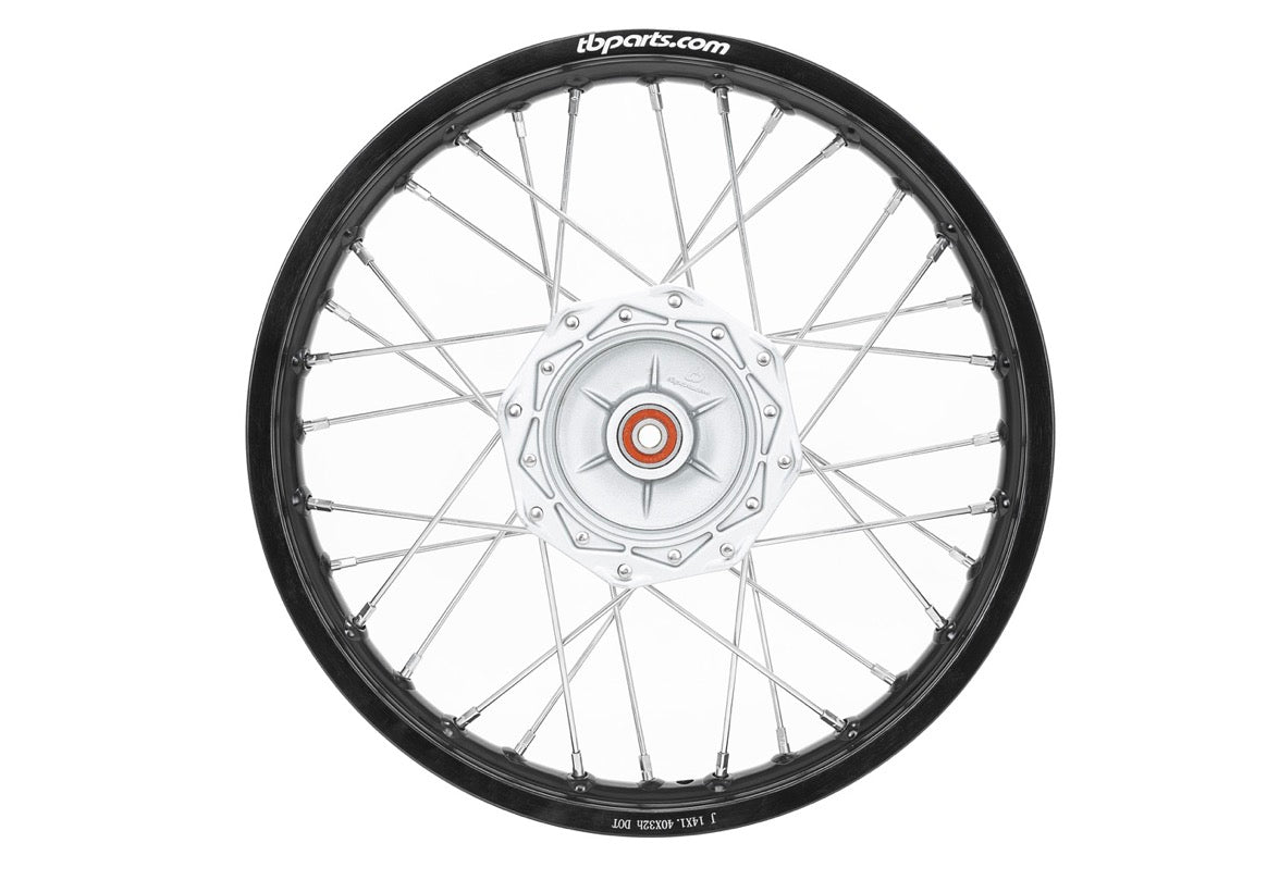 TBW9224 TB Wheel Assembly Set, HD Aluminum Rims, HD spokes – All KLX110