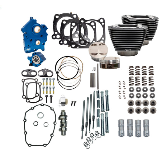 S&S CYCLE

0904-0129 310-1109C128" Power Package
Power Pack - 4.500" Stroke - Oil Cooled - Black Granite w/Highlights - M8