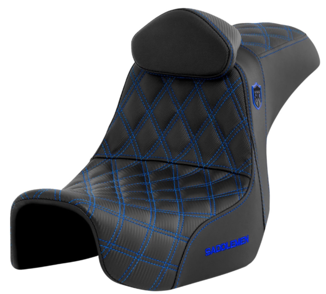 SADDLEMEN

0803-0740 SC80604BLURT/  SDC Performance Grip Seat
Pro Series SDC Performance Seat - w/ Backrest - Blue Stitch - Dyna '06-'17