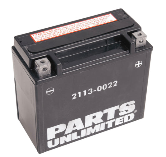 PARTS UNLIMITED

2113-0022AGM Maintenance-Free Battery
AGM Battery - YTX20HL-BS .948 L
