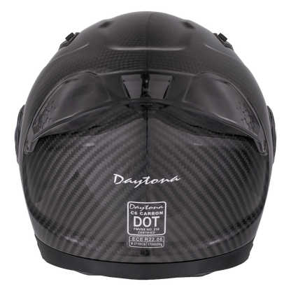 D.O.T. & ECE Daytona C6 PRO- Grey Carbon Fiber