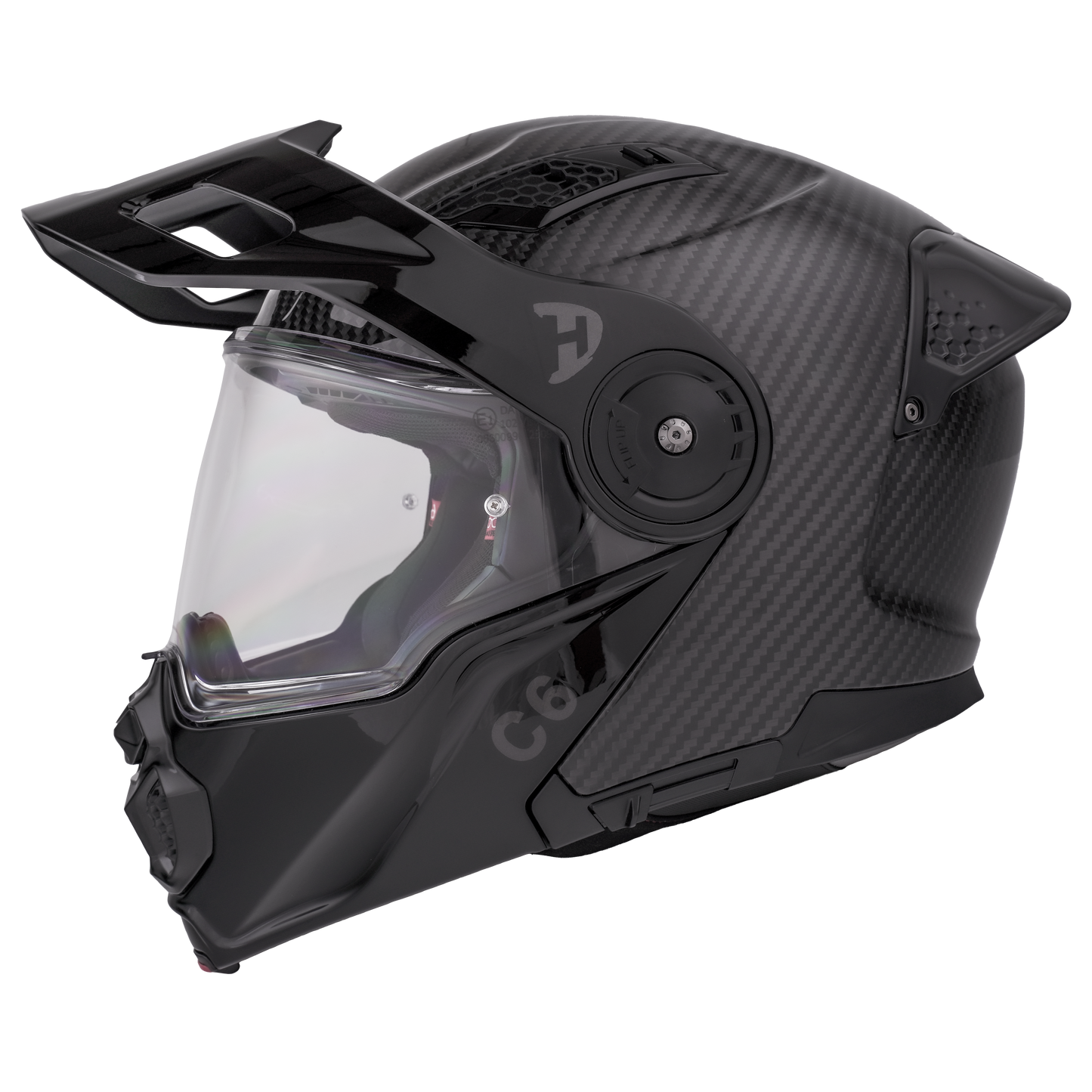 D.O.T. & ECE Daytona C6- Grey Carbon Fiber