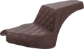 Step-Up Seat - Front Lattice Stitch/Rear Smooth - Brown - Chief