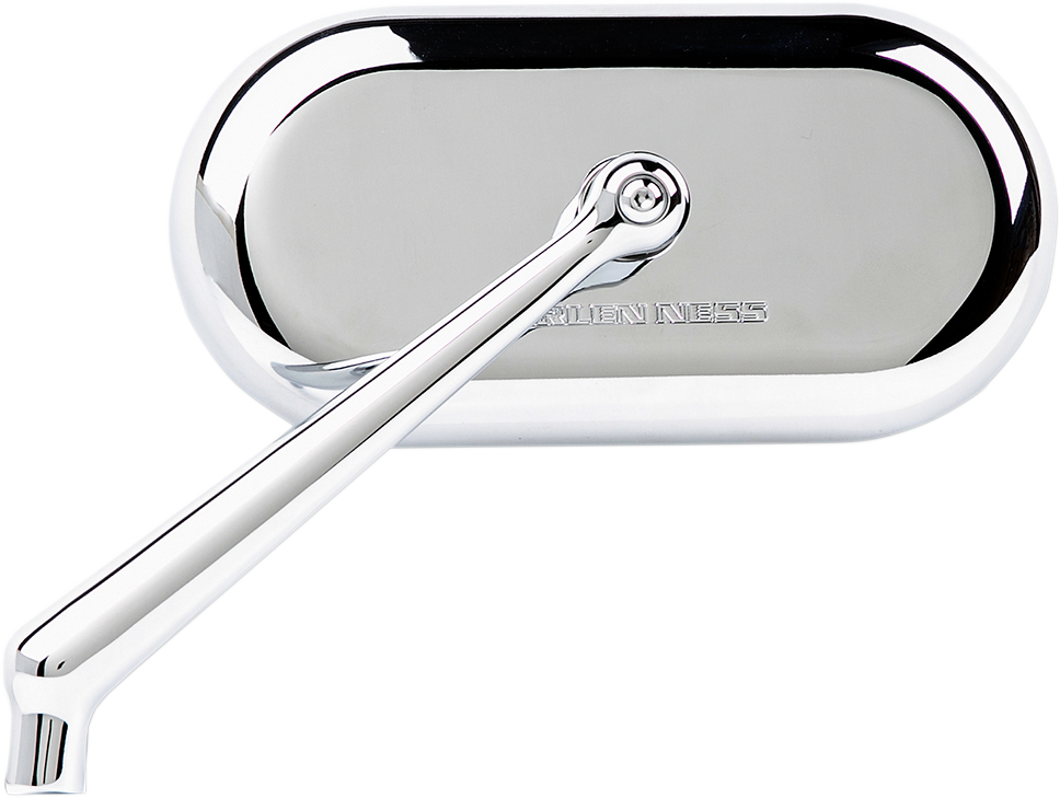 Arlen Ness 0640-1333 Mirror - Side View - Oval - Chrome - Left