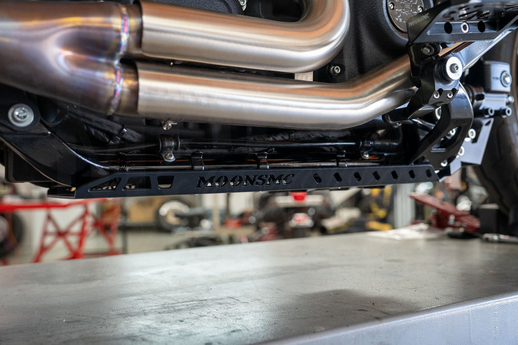 MOONSMC® // Moons Motorcycle Culture M8-BOTTOM-SKID-PLATE MOONSMC® 2018+ Softail M8 Full Lower Skid Plate