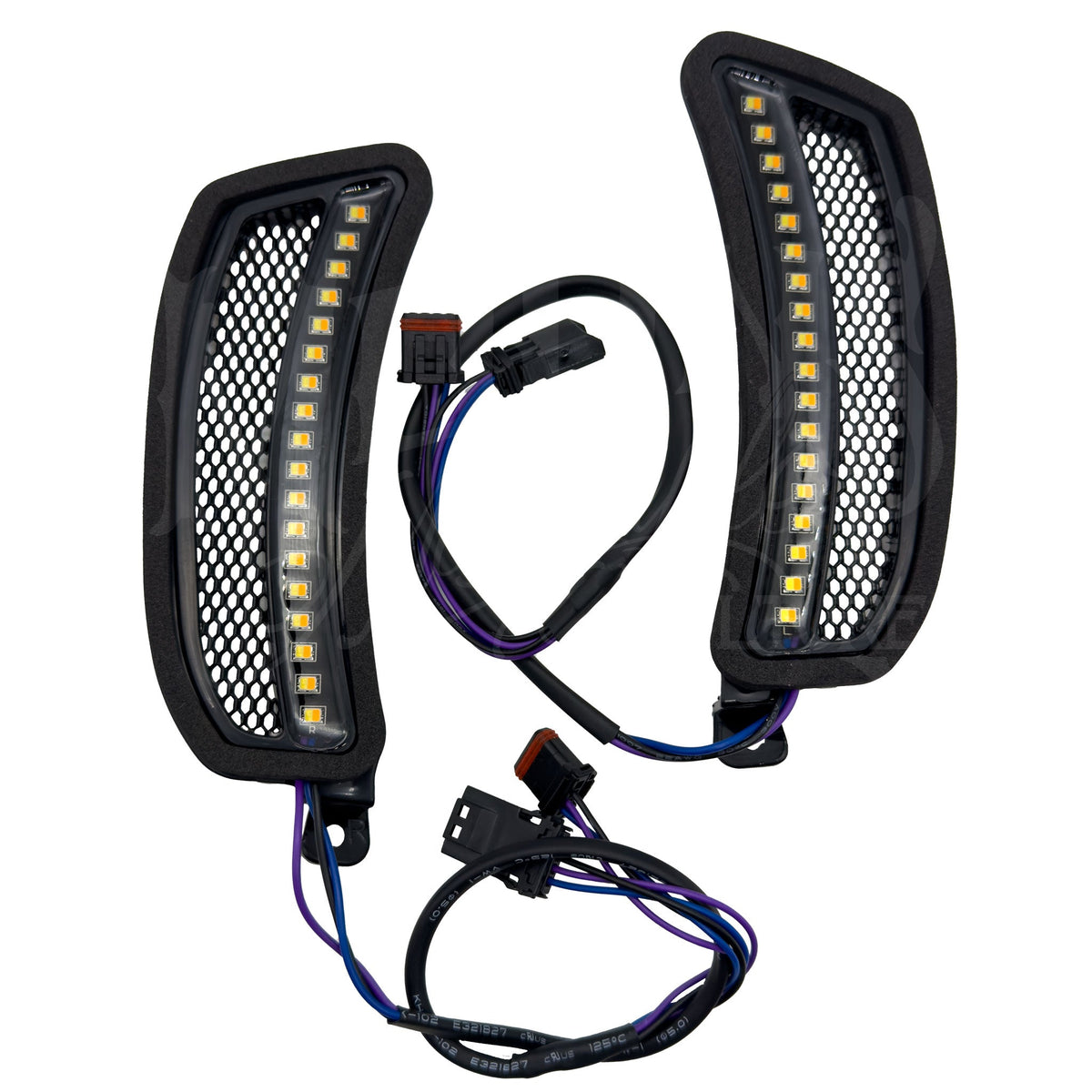 MOONSMC® // Moons Motorcycle Culture FXLRST-VENT-LIGHTS MOONSMC® Softail Low Rider ST FXLRST Fairing Vent LED Lights