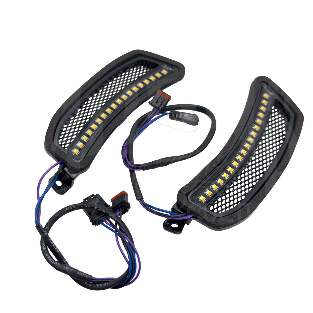 MOONSMC® // Moons Motorcycle Culture FXLRST-VENT-LIGHTS MOONSMC® Softail Low Rider ST FXLRST Fairing Vent LED Lights