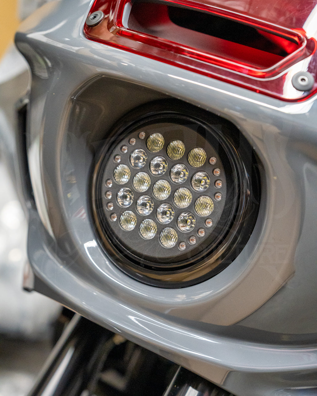 MOONSMC® // Moons Motorcycle Culture FXLST-TRIM-RING-REPLACEMENT MOONSMC® Softail Low Rider ST FXLRST Headlight Trim Ring Replacement