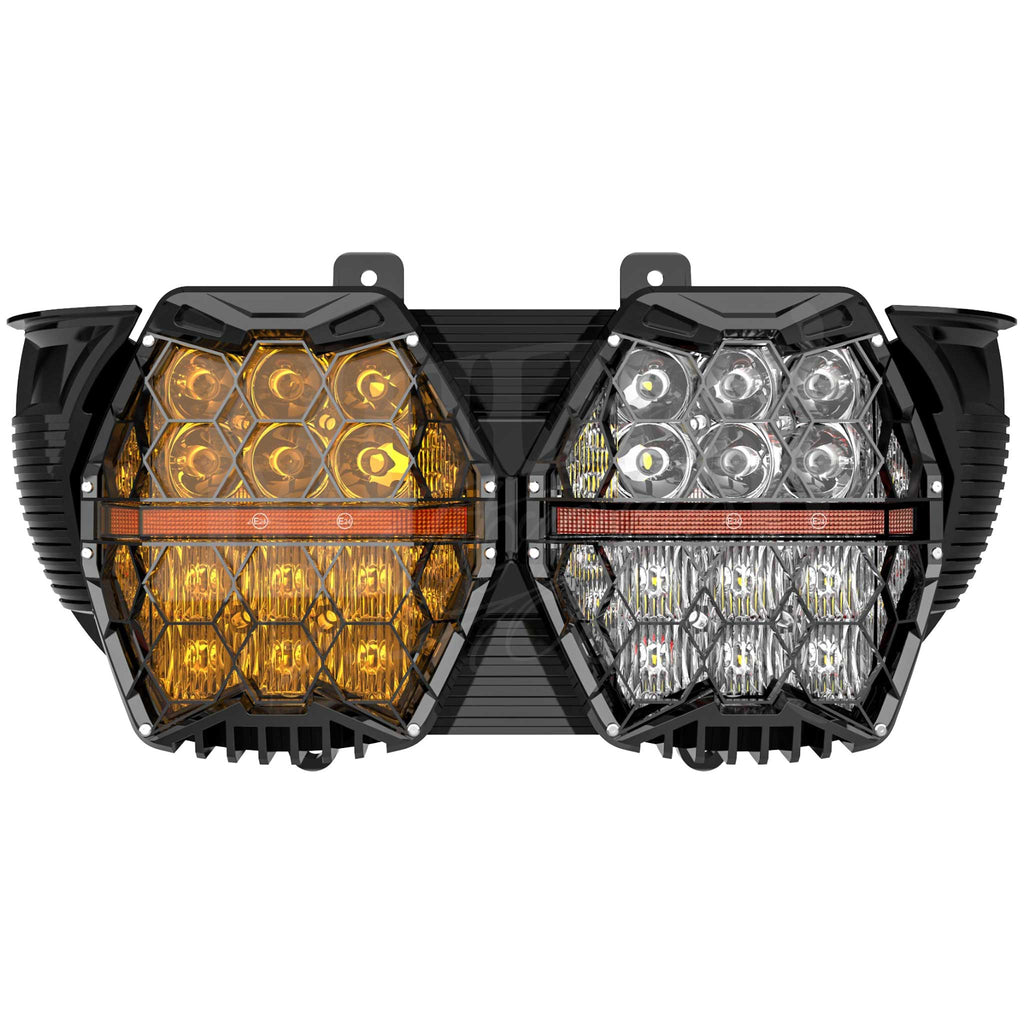 MOONSMC® // Moons Motorcycle Culture MOONSMC® HexBeam Pro Series 2015-2023 Road Glide LED Headlight