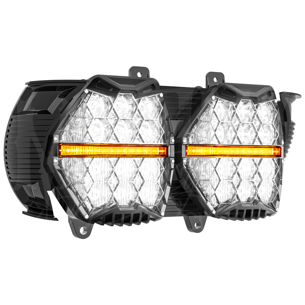 MOONSMC® HexBeam Pro Series 2015-2023 Road Glide LED Headlight