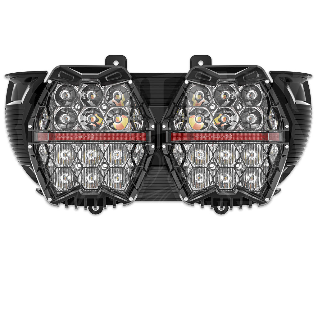 MOONSMC® // Moons Motorcycle Culture MOONSMC® HexBeam Pro Series 2015-2023 Road Glide LED Headlight