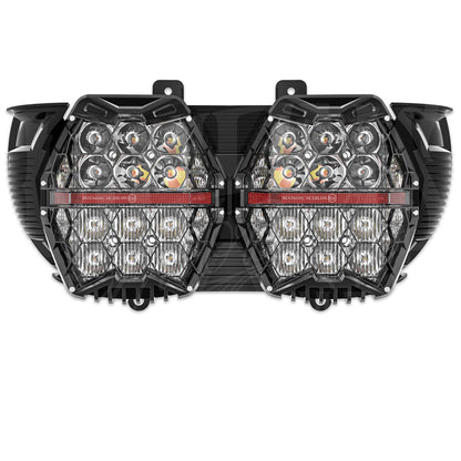 MOONSMC® HexBeam Pro Series 2015-2023 Road Glide LED Headlight