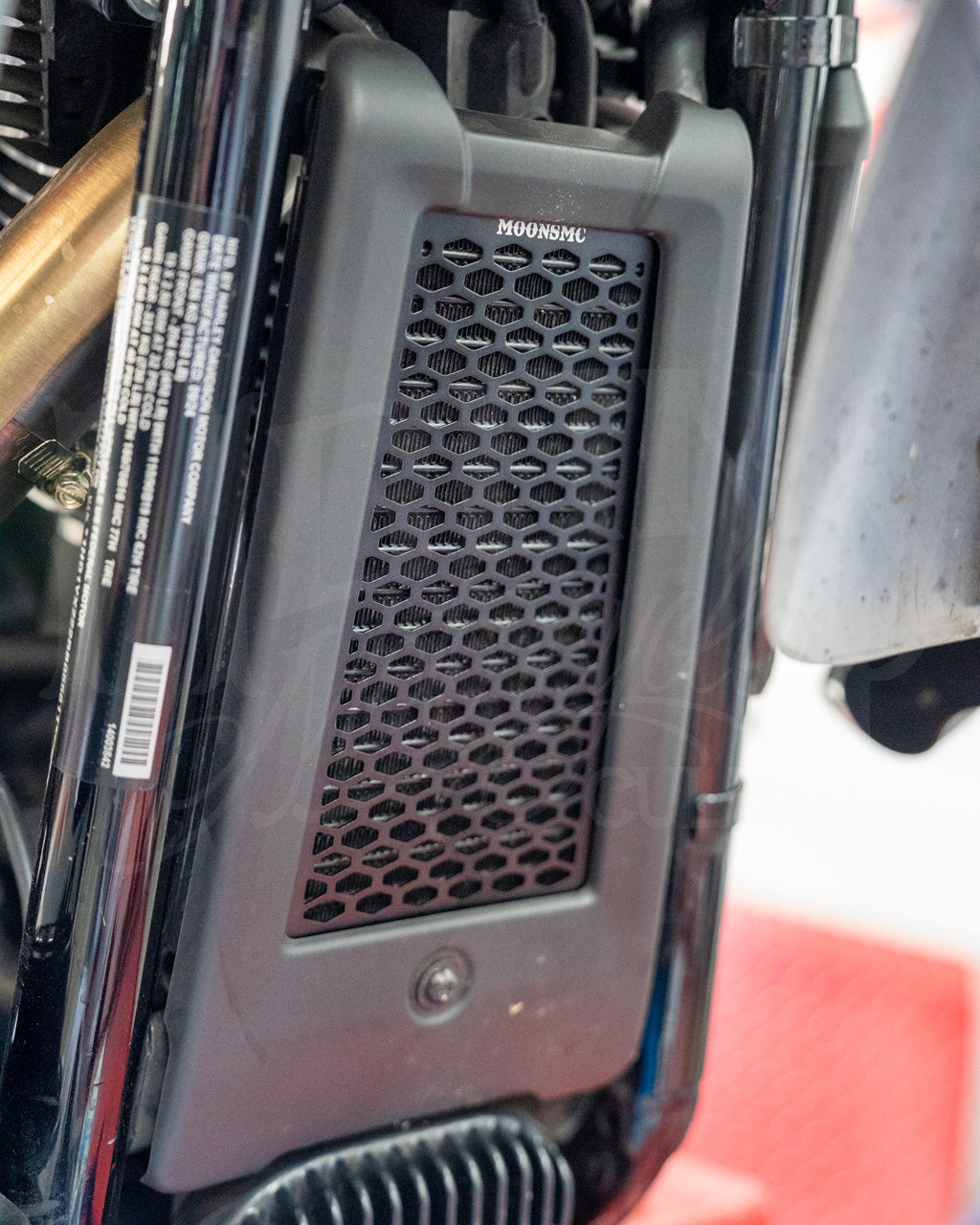 MOONSMC® Softail M8 2018-Current Oil Cooler Guard