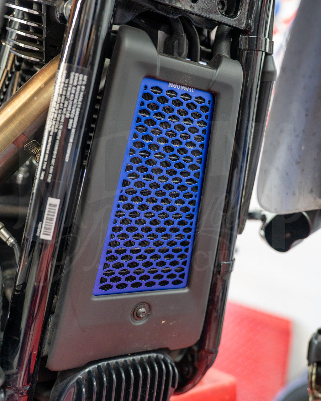 MOONSMC® Softail M8 2018-Current Oil Cooler Guard