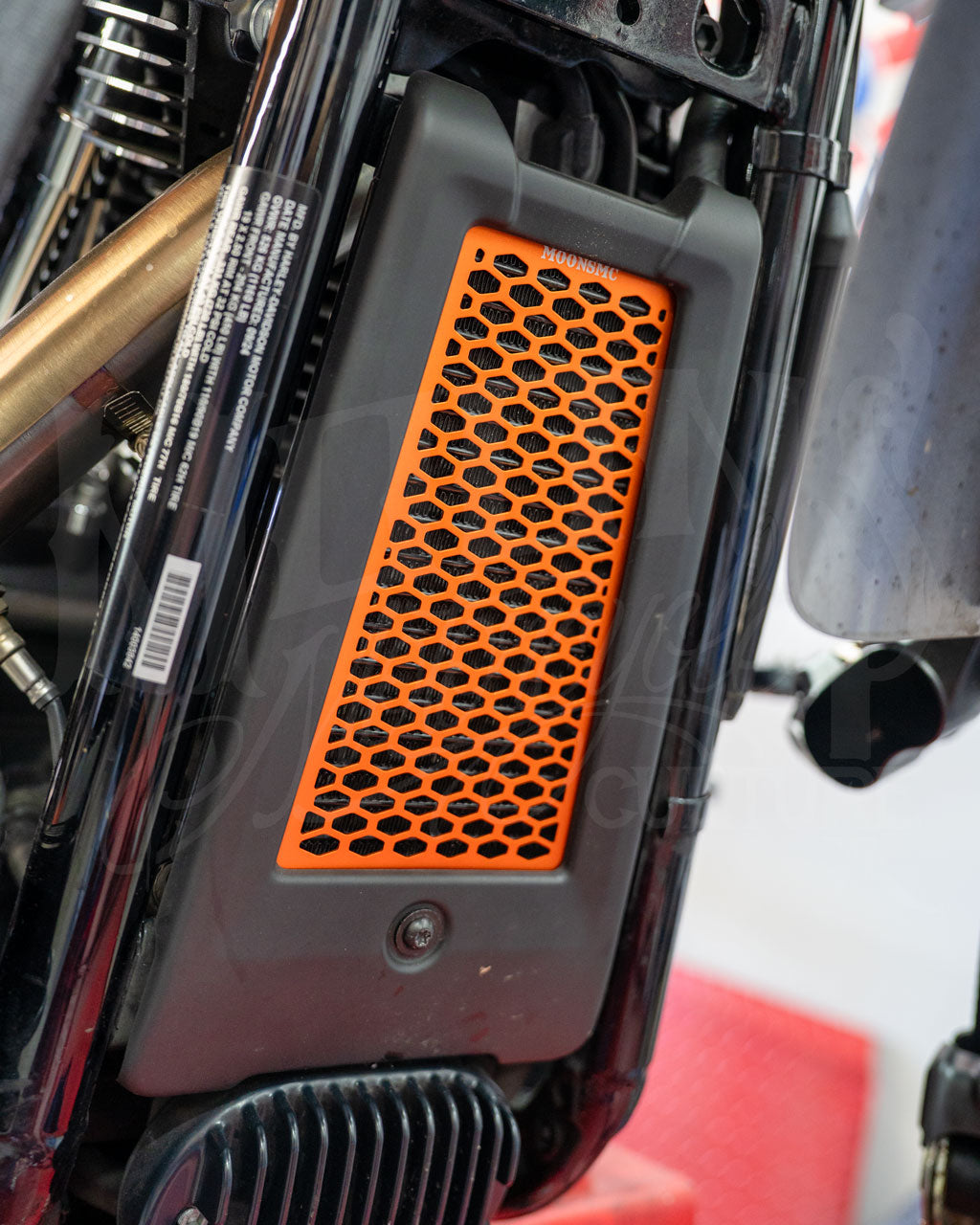 MOONSMC® Softail M8 2018-Current Oil Cooler Guard