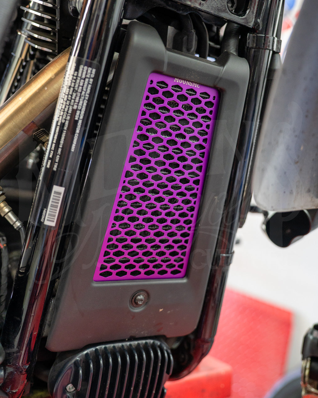 MOONSMC® Softail M8 2018-Current Oil Cooler Guard