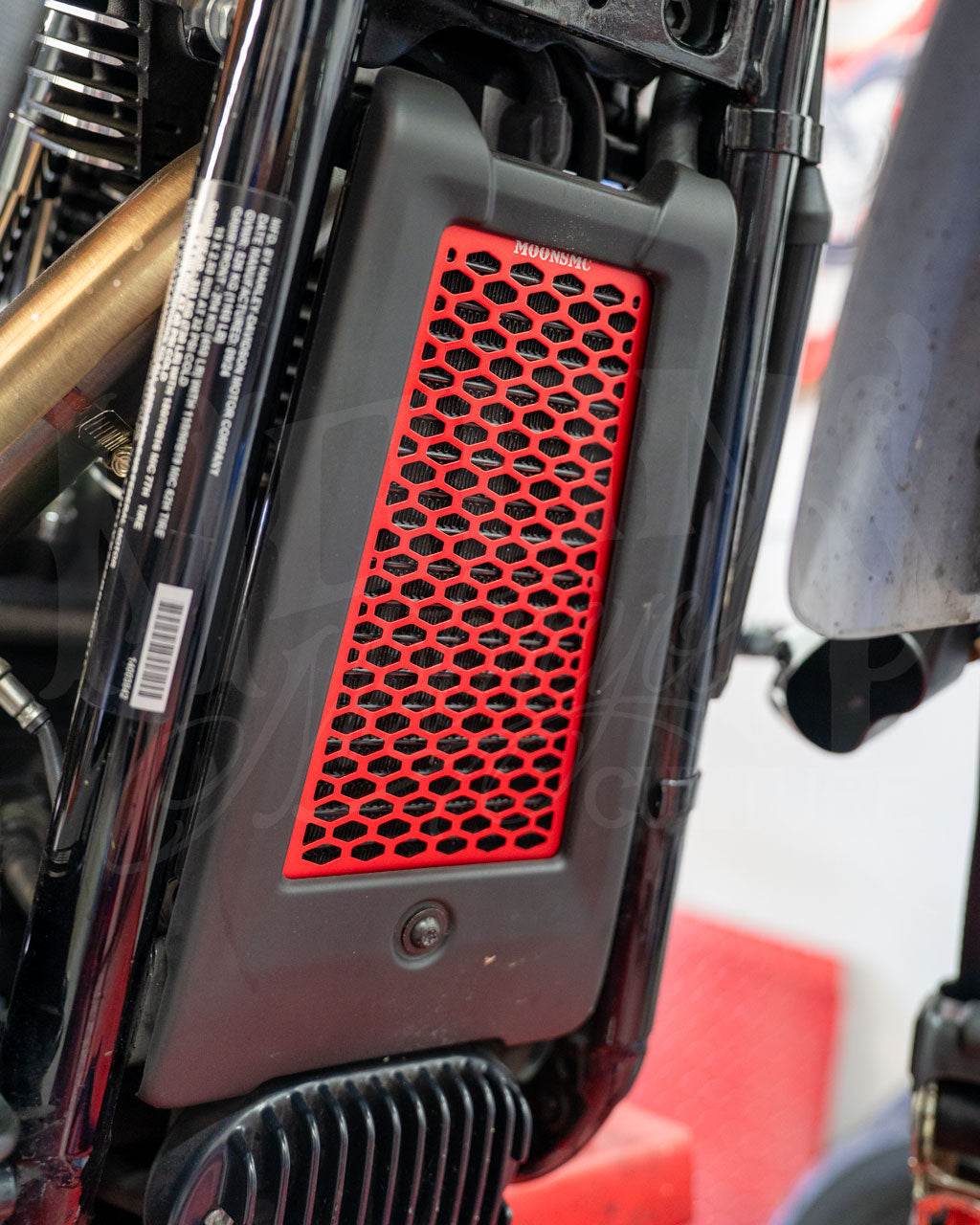 MOONSMC® Softail M8 2018-Current Oil Cooler Guard