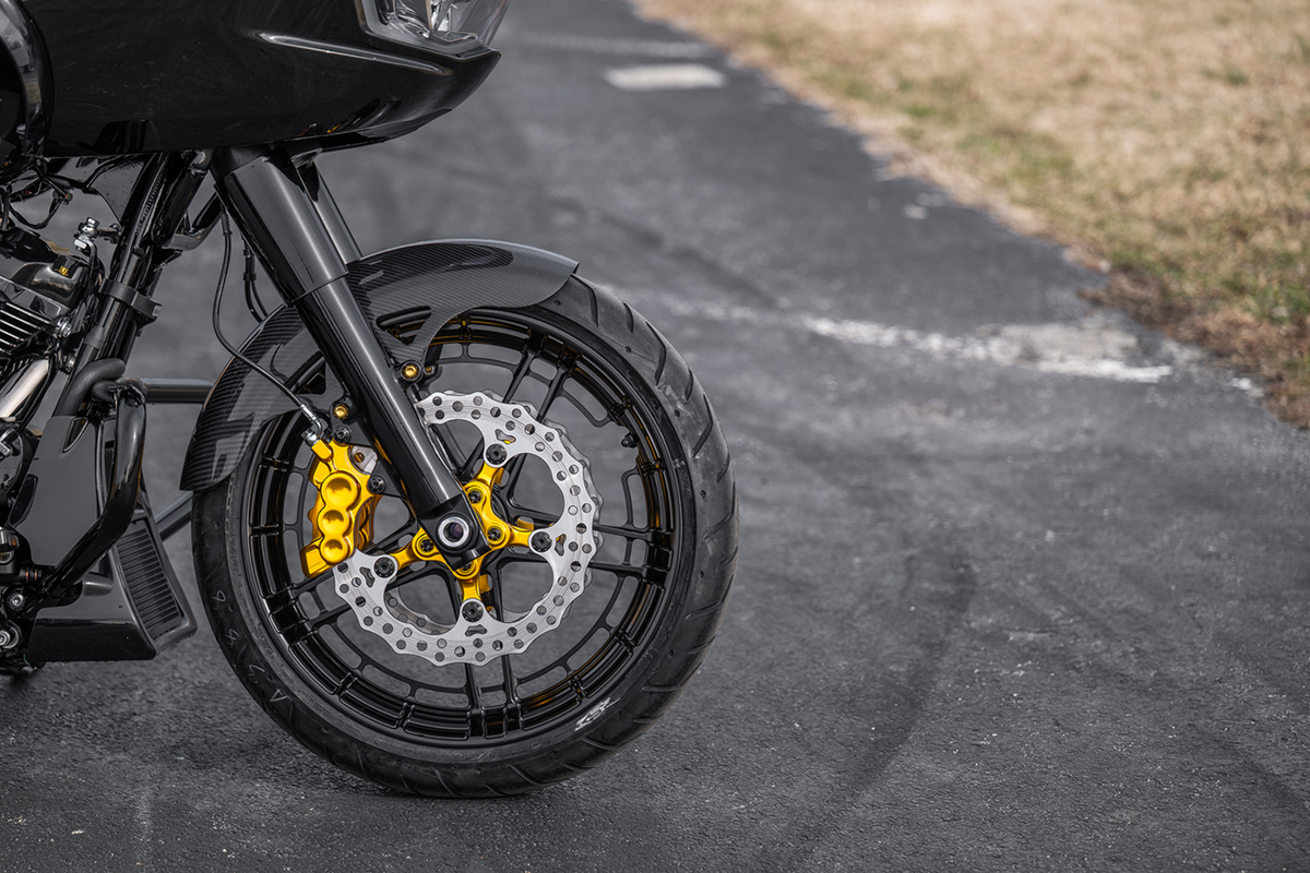 Arlen Ness 0201-2655 Rim - Flatline - Front - Black - 19x3.25