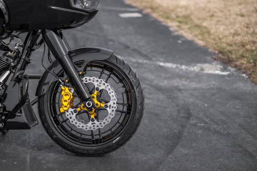Arlen Ness 0201-2655 Rim - Flatline - Front - Black - 19x3.25
