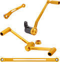 Arlen Ness 1623-0596 SpeedLiner Foot Control Kit w/ Heel/Toe Shifter - Gold